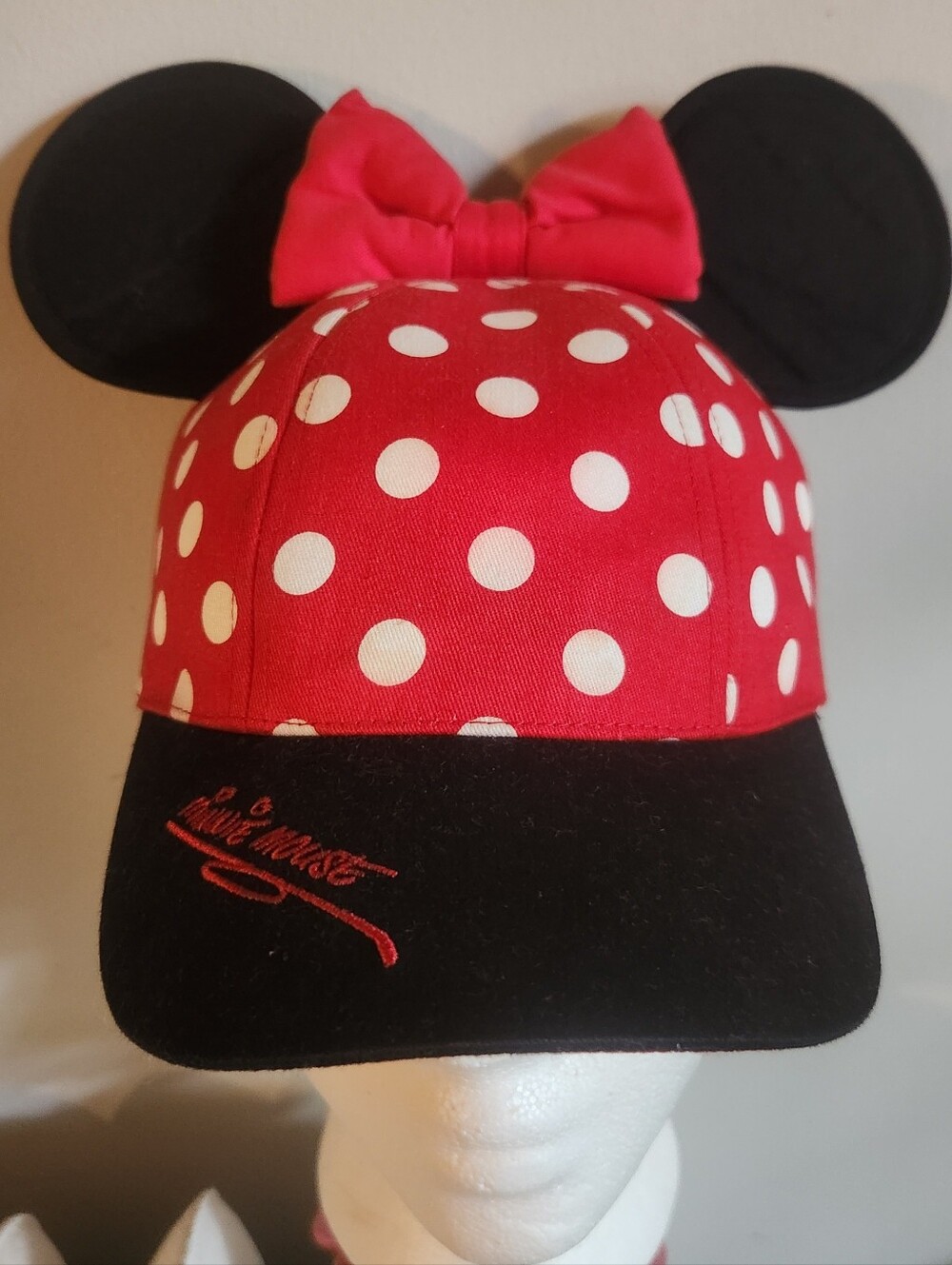 Minnie Mouse Snap-back Hat with Ears